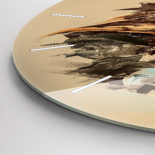 Reloj redondo pared Búho, signo de sabiduría