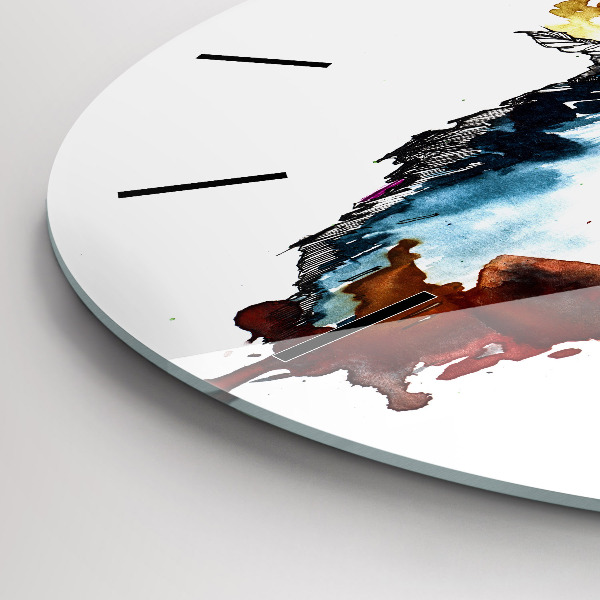 Reloj de pared redondo Hombre Lobo Luna Llena y Luna