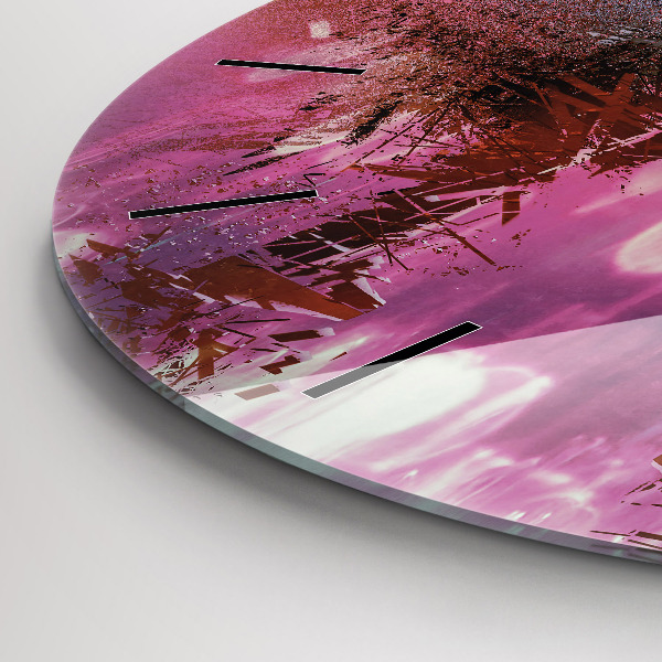 Reloj de pared redondo Ciberespacio