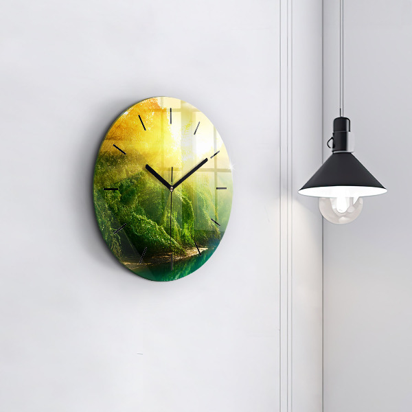 Reloj redondo pared Naturaleza tranquila