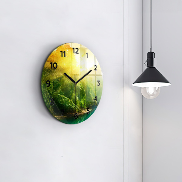 Reloj redondo pared Naturaleza tranquila