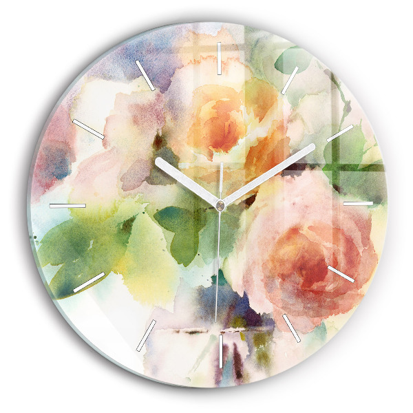 Reloj redondo pared Visualización de la naturaleza