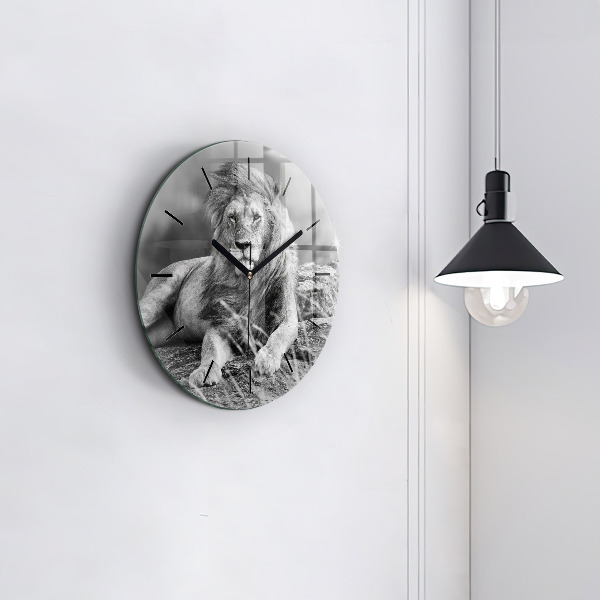 Reloj de pared redondo Abstracto - León