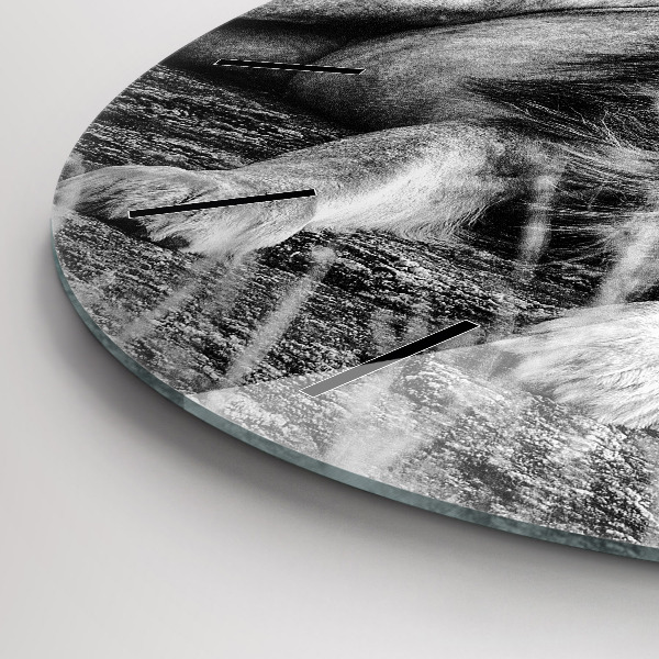 Reloj de pared redondo Abstracto - León