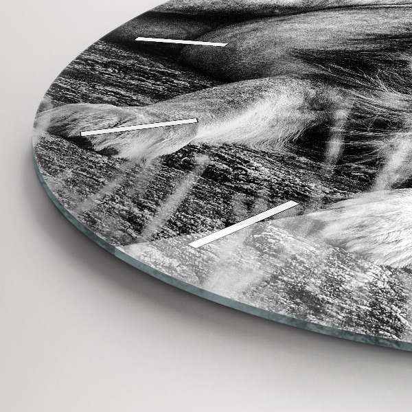 Reloj de pared redondo Abstracto - León