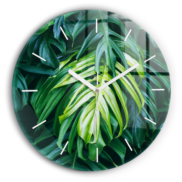 Reloj de pared redondo El lado tropical de la naturaleza