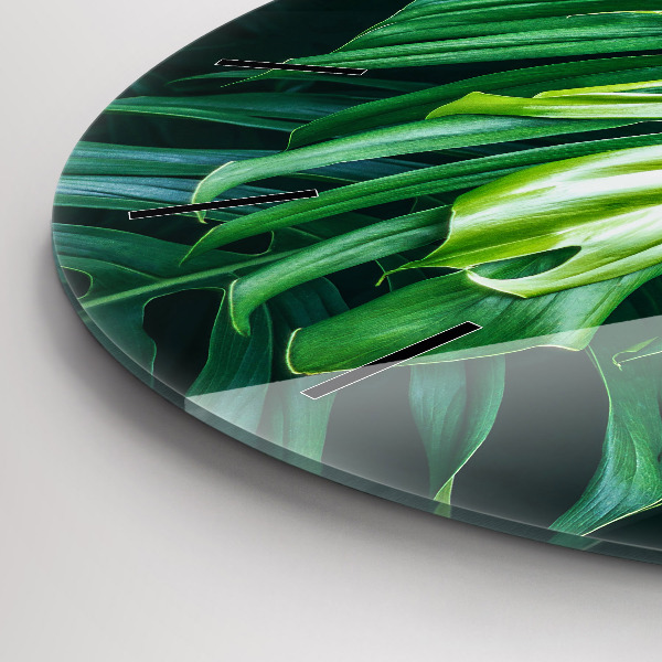 Reloj de pared redondo El lado tropical de la naturaleza