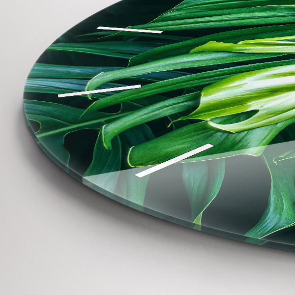 Reloj de pared redondo El lado tropical de la naturaleza