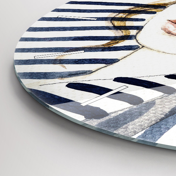 Reloj redondo pared Moda de los últimos días de vacaciones