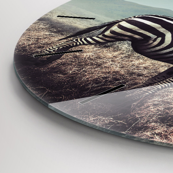 Reloj redondo pared Cebra - Abstracción