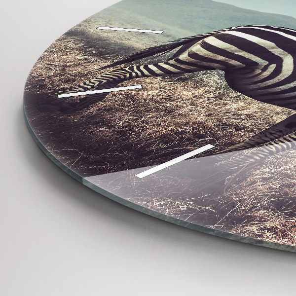 Reloj redondo pared Cebra - Abstracción