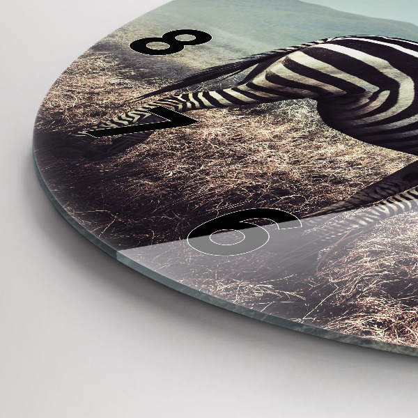 Reloj redondo pared Cebra - Abstracción