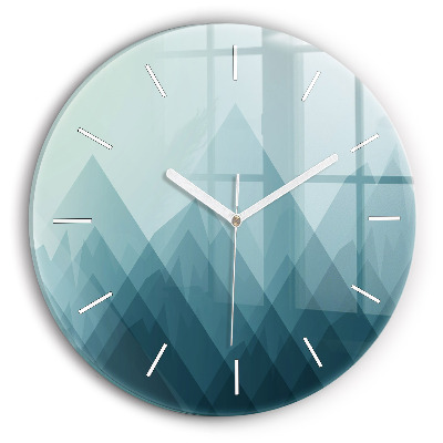 Reloj de pared redondo Figuras geométricas