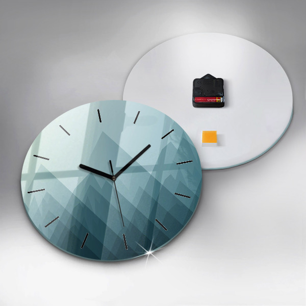 Reloj de pared redondo Figuras geométricas