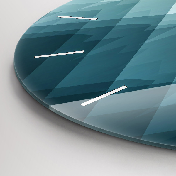 Reloj de pared redondo Figuras geométricas