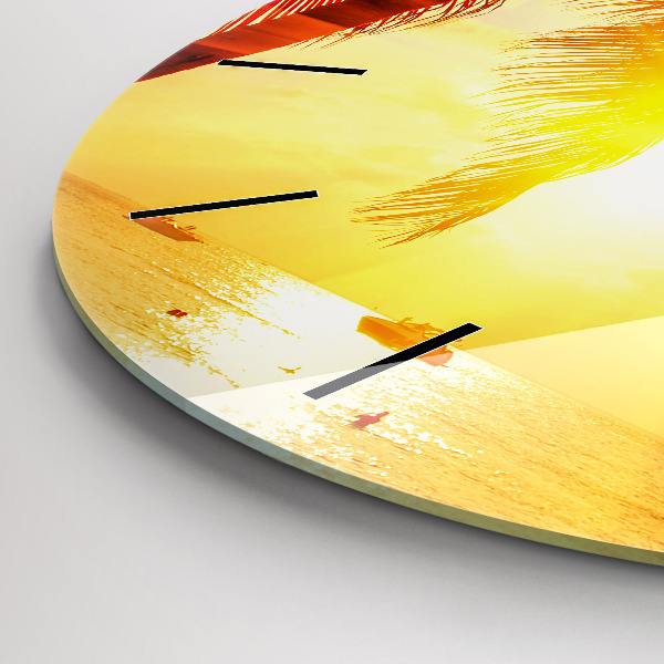 Reloj redondo pared Vacaciones Descanso Verano