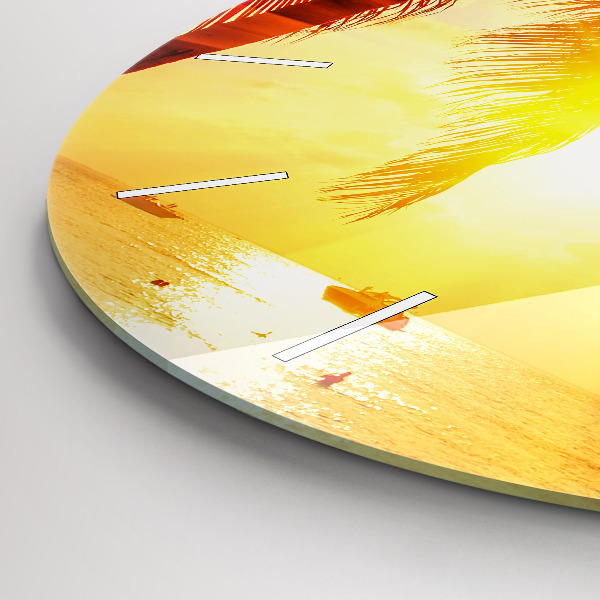 Reloj redondo pared Vacaciones Descanso Verano