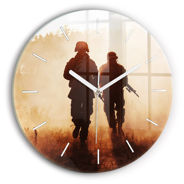 Reloj de pared redondo Marines de Estados Unidos