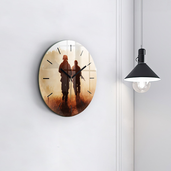 Reloj de pared redondo Marines de Estados Unidos