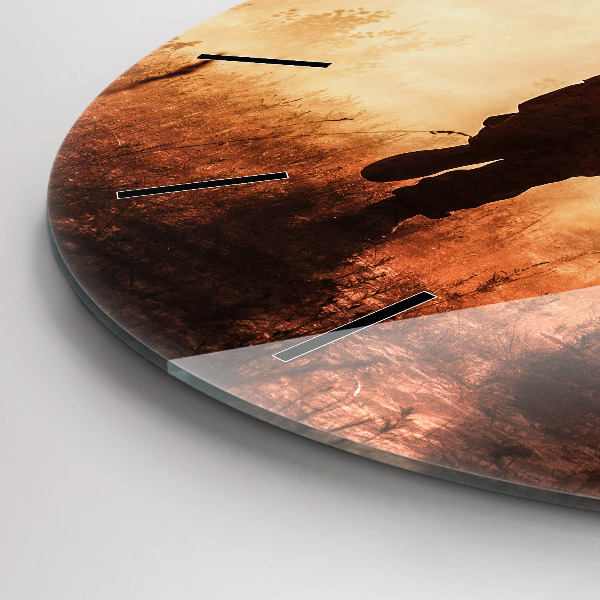 Reloj de pared redondo Marines de Estados Unidos