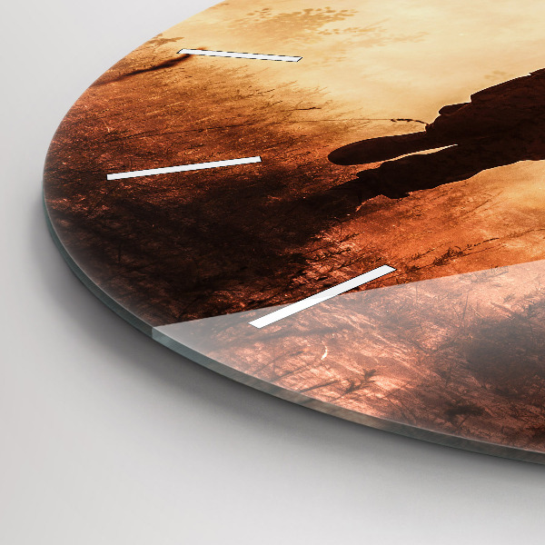 Reloj de pared redondo Marines de Estados Unidos