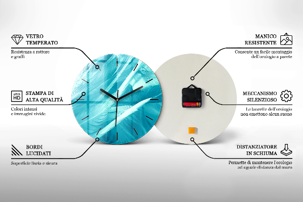 Reloj de pared redondo Nueva York Manhattan