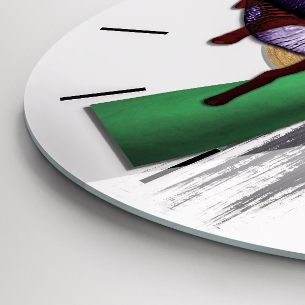 Reloj de pared redondo Collage surrealista