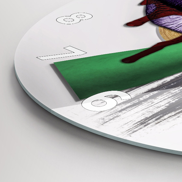 Reloj de pared redondo Collage surrealista