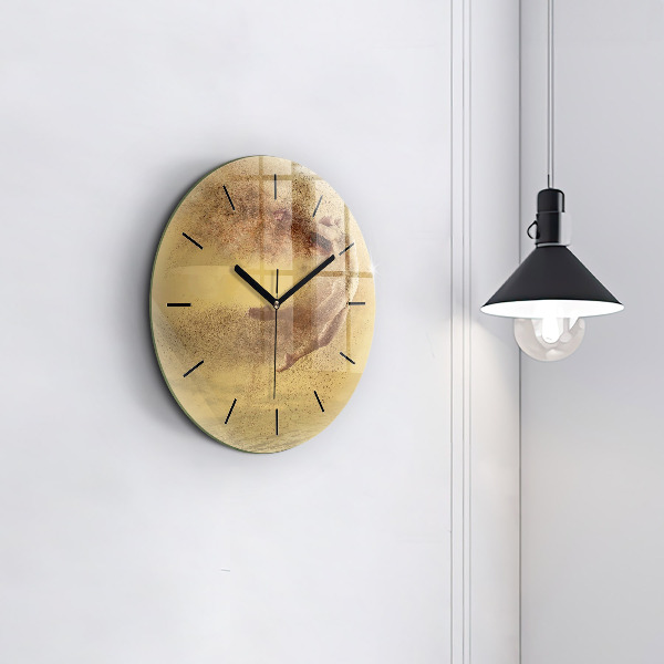 Reloj de pared redondo Mujer en figura