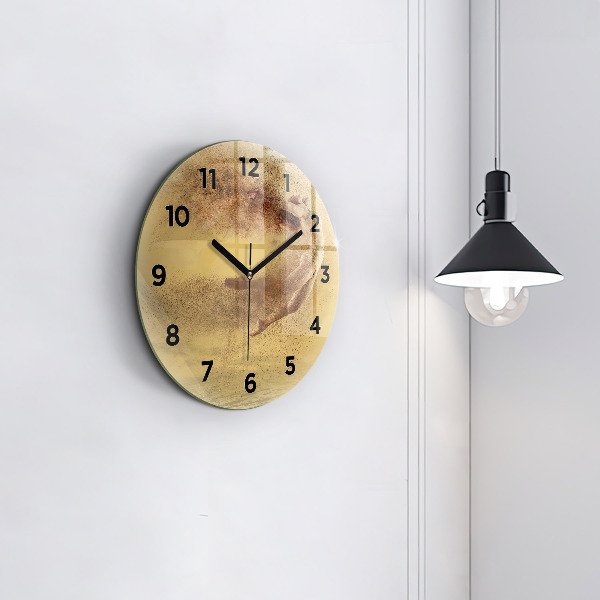 Reloj de pared redondo Mujer en figura