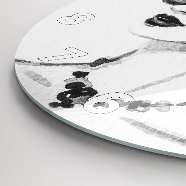 Reloj de pared redondo Mujer a la moda