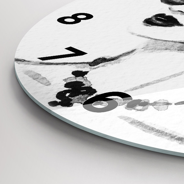 Reloj de pared redondo Mujer a la moda