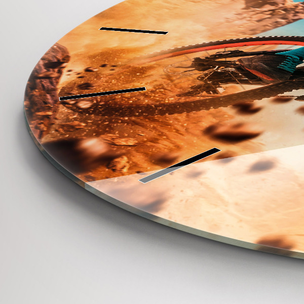 Reloj redondo pared Stuntman y adrenalina