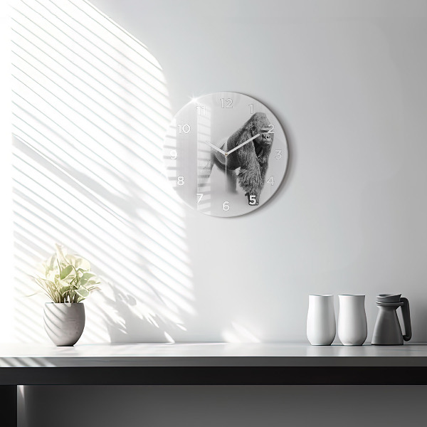 Reloj redondo pared Colección de arte animal