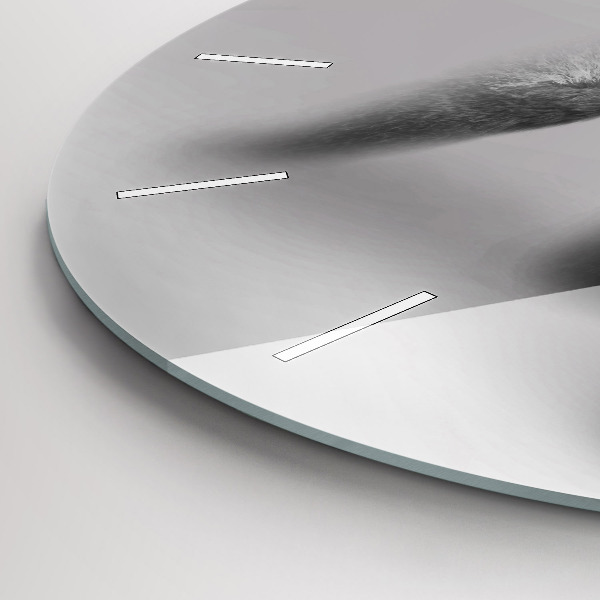 Reloj redondo pared Colección de arte animal