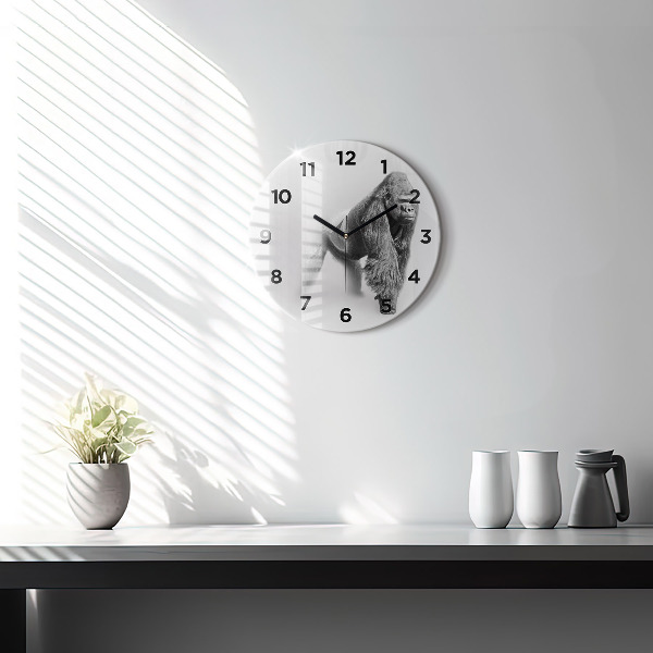 Reloj redondo pared Colección de arte animal