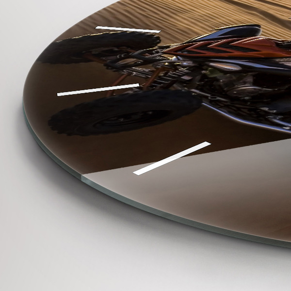 Reloj de pared redondo Quad en el desierto