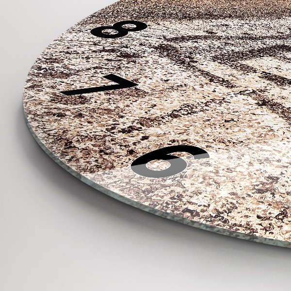 Reloj de cristal redondo Ruta 66 EE.UU.