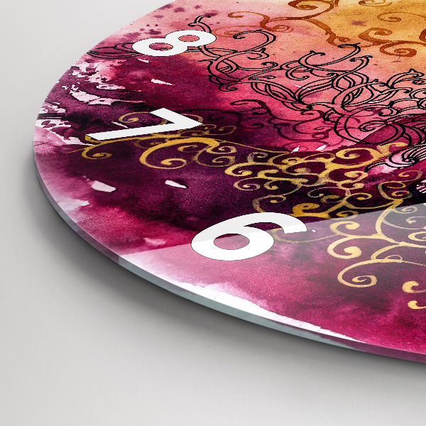 Reloj de pared redondo Acuarela de una pareja enamorada