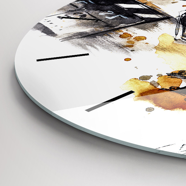 Reloj de cristal redondo Cámara cinematográfica