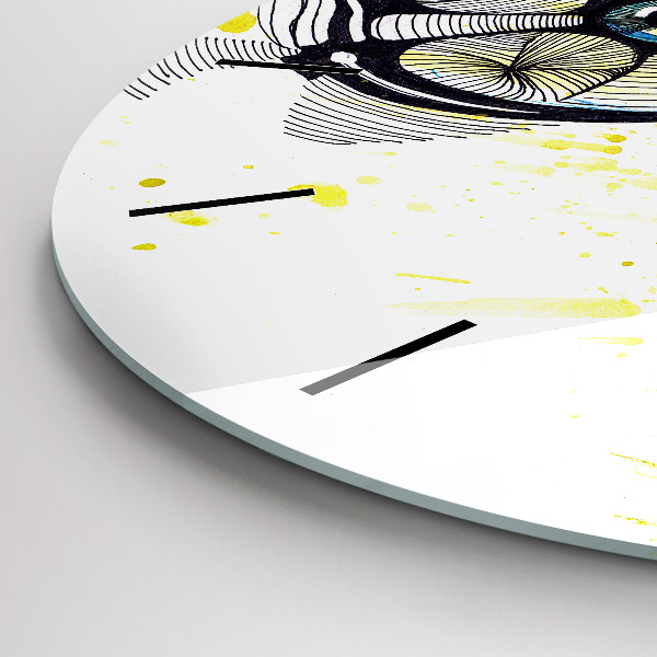 Reloj de cristal redondo Gafas