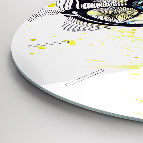 Reloj de cristal redondo Gafas