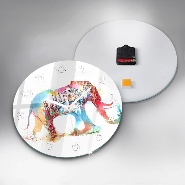 Reloj de cristal redondo Cultura de la India