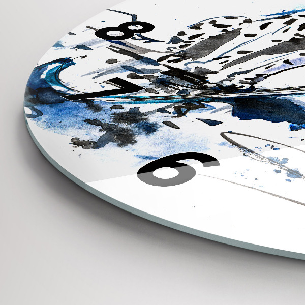 Reloj de pared redondo Dálmata y paraguas