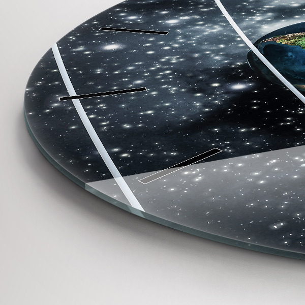 Reloj de cristal redondo Sistema solar