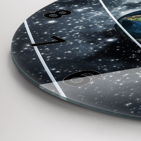 Reloj de cristal redondo Sistema solar