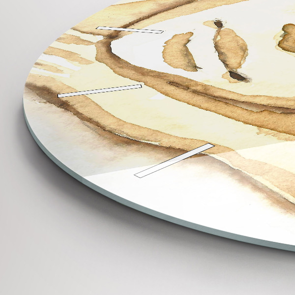 Reloj de pared redondo Retrato de mujer