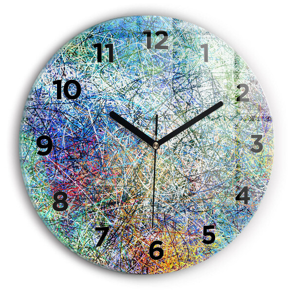 Reloj de cristal redondo Abstracto - Emociones