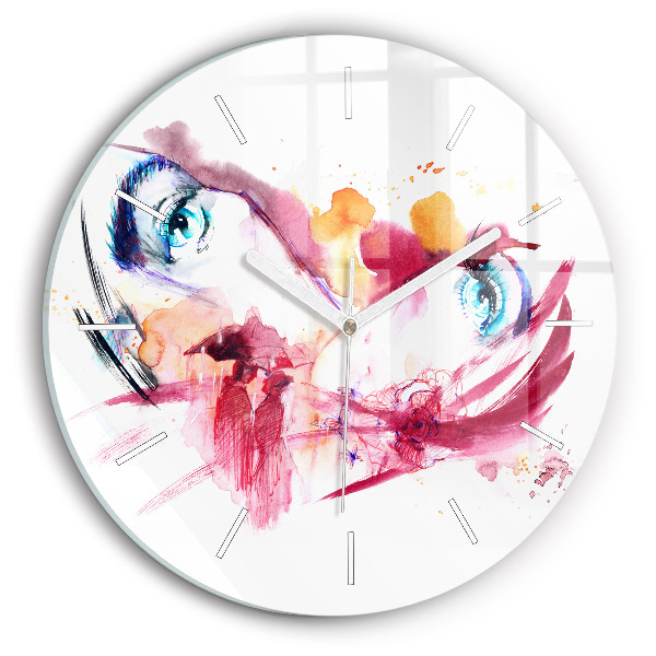 Reloj redondo pared Pareja romántica