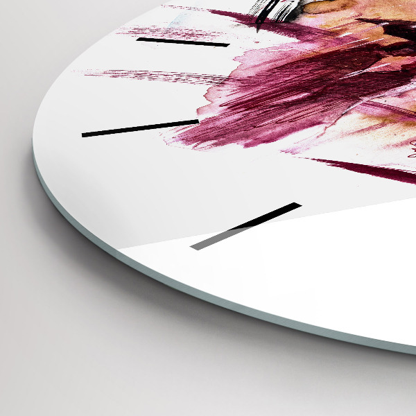 Reloj redondo pared Pareja romántica